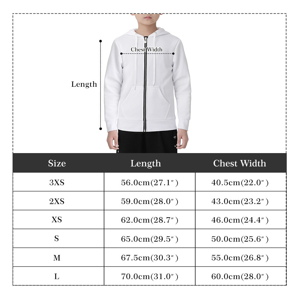 Childrens Aiden Zip Up Hoodie