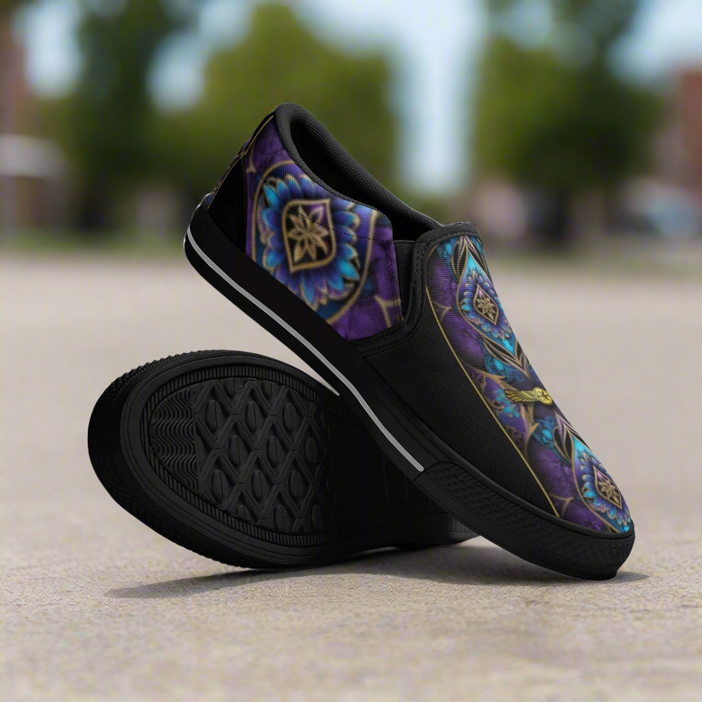Mens Fit For A King Slip ons By Highest Evolution