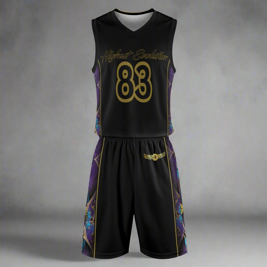 Fit For A King Basketball Jersey & Shorts By Highest Evolution