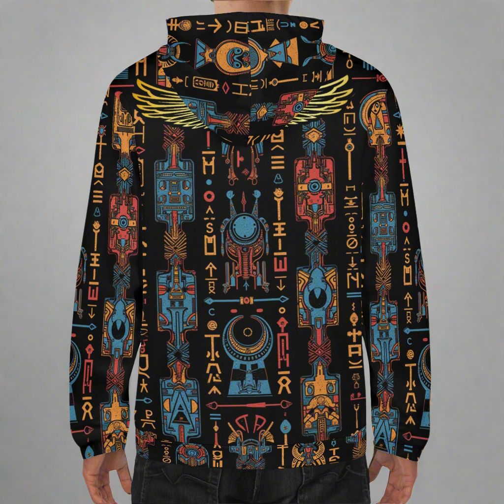 Hyrographics Zip Hoodie for men by Highest Evolution