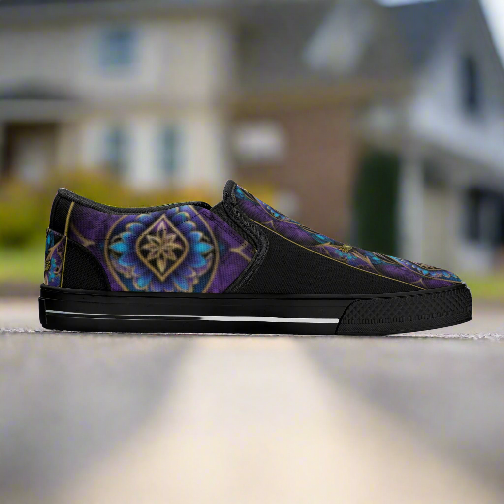 Mens Fit For A King Slip ons By Highest Evolution
