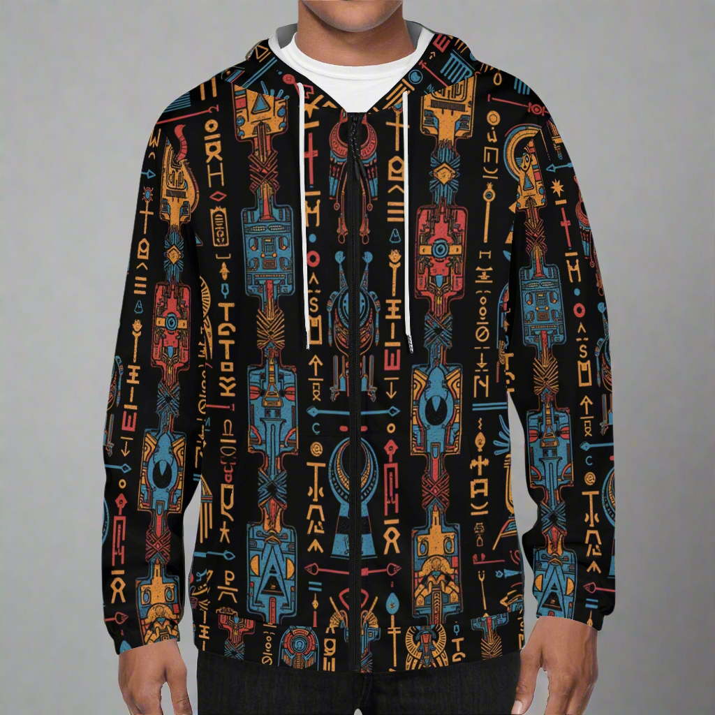 Hyrographics Zip Hoodie for men by Highest Evolution