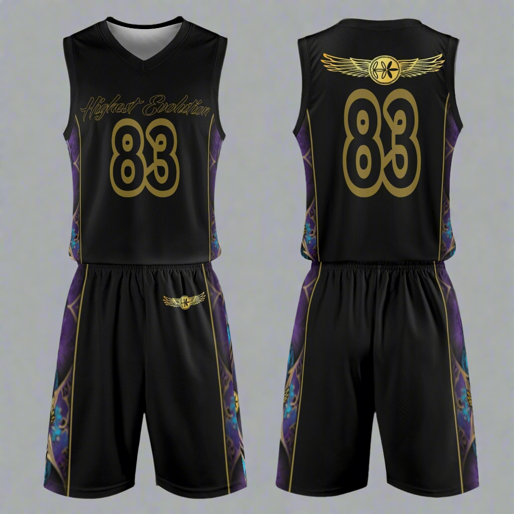 Fit For A King Basketball Jersey & Shorts By Highest Evolution