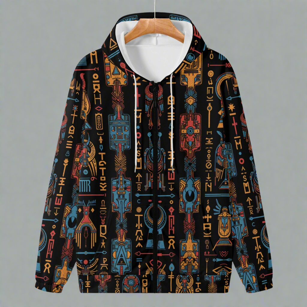 Hyrographics Zip Hoodie for men by Highest Evolution