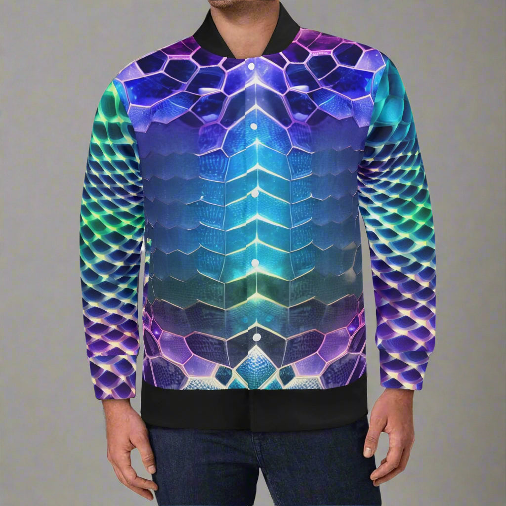 Dragon Scales Bomber Jacket by Highest Evolution