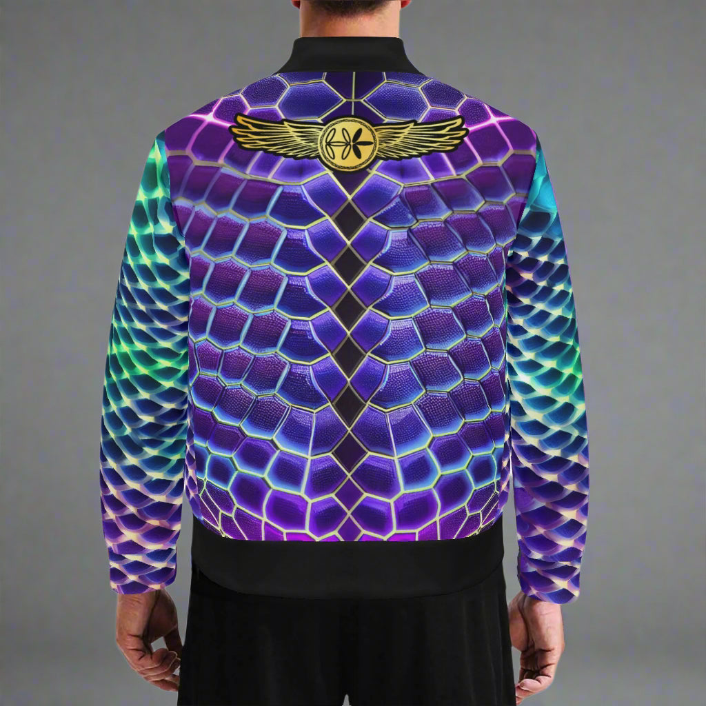 Dragon Scales Bomber Jacket by Highest Evolution