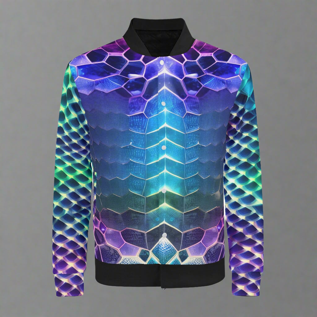 Dragon Scales Bomber Jacket by Highest Evolution