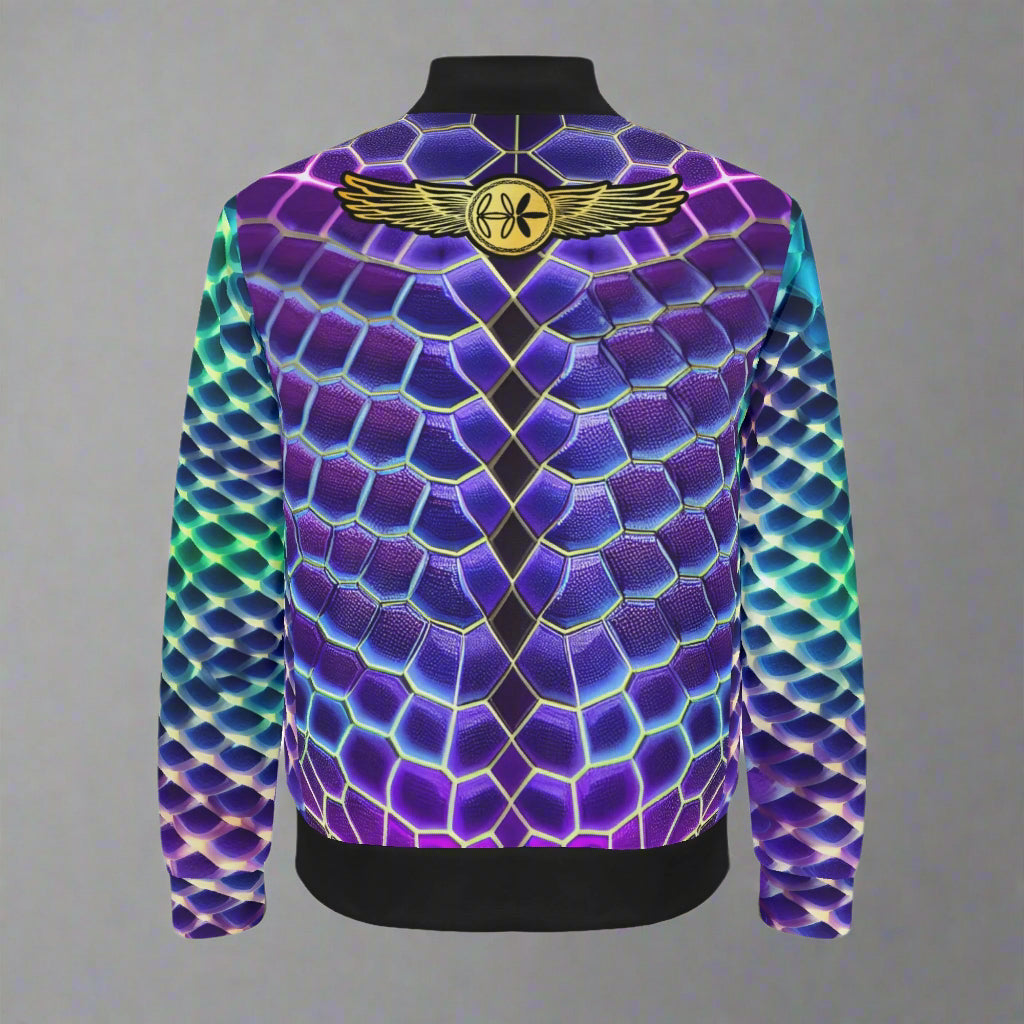 Dragon Scales Bomber Jacket by Highest Evolution