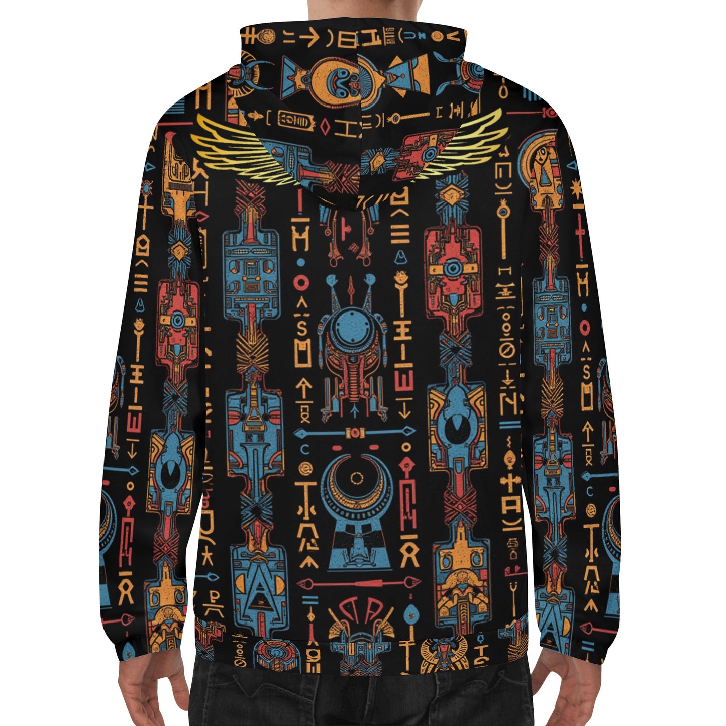 Hyrographics Zip Hoodie for men by Highest Evolution