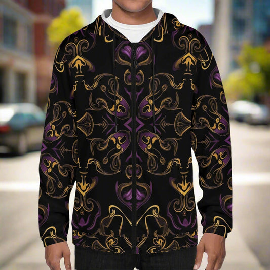 High Royal Graphics Zipper Hoodie by Highest Evolution