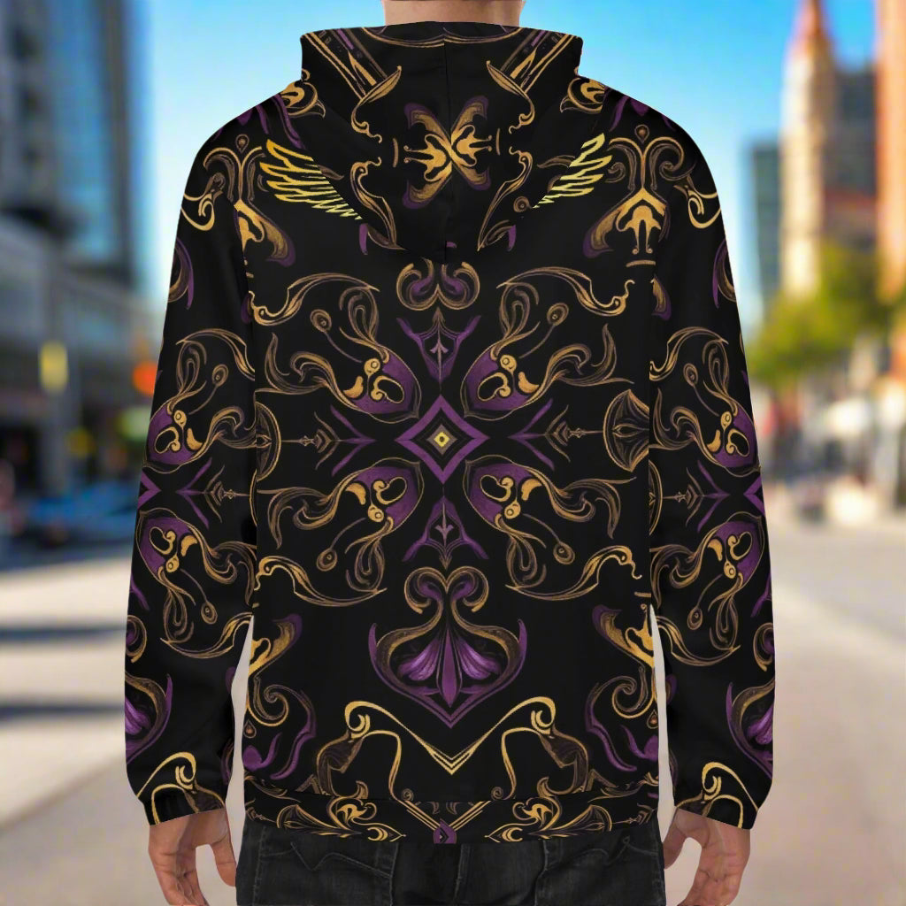 High Royal Graphics Zipper Hoodie by Highest Evolution