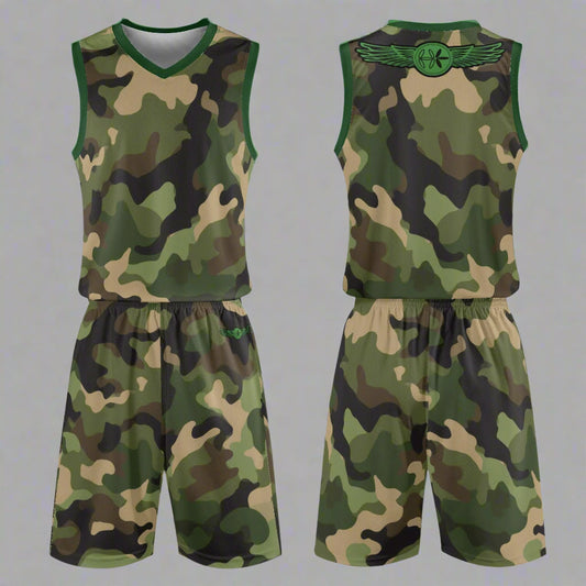 Jungle Camo Jersey & Shorts by Highest Evolution