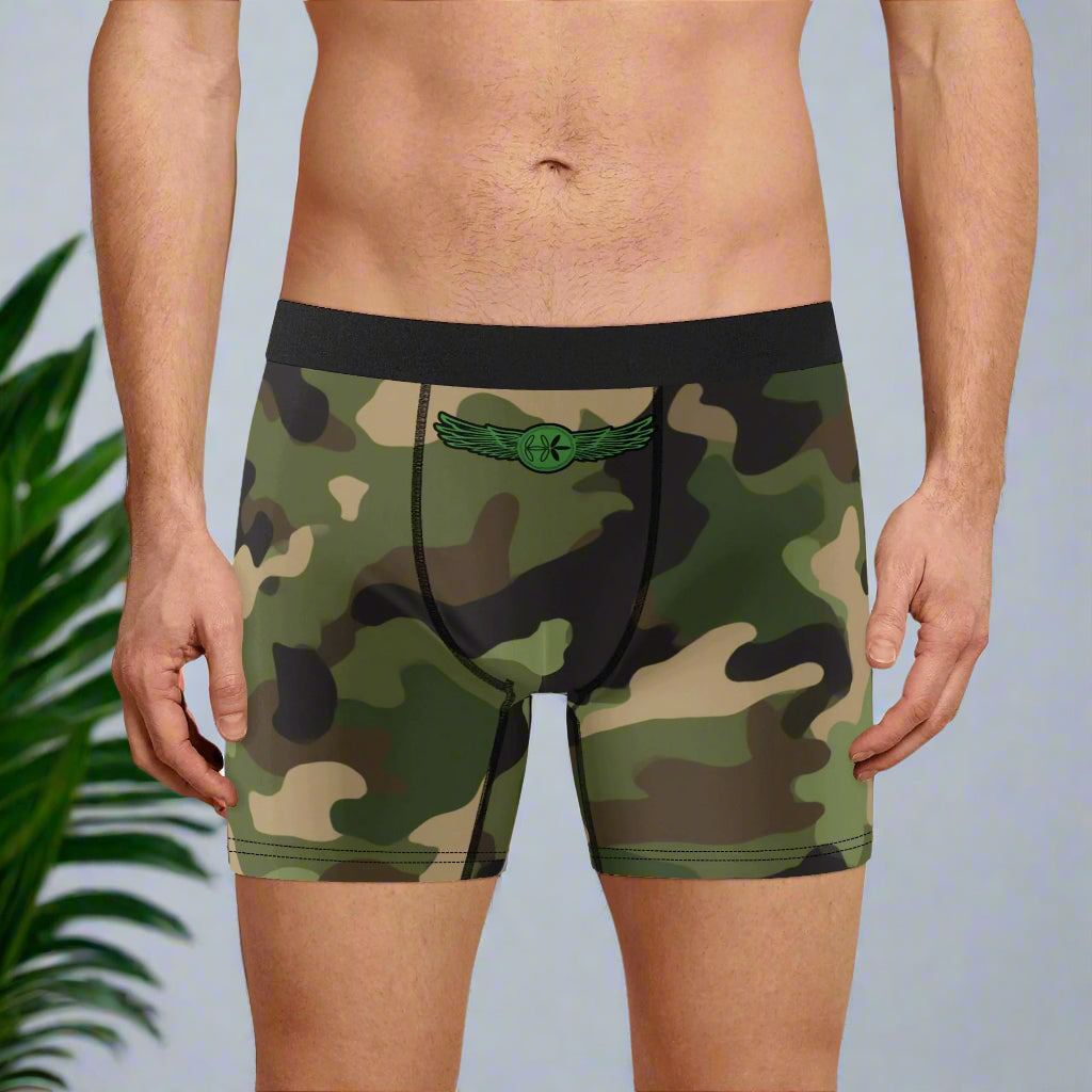 Jungle Camo Mens Boxers by Highest Evolution