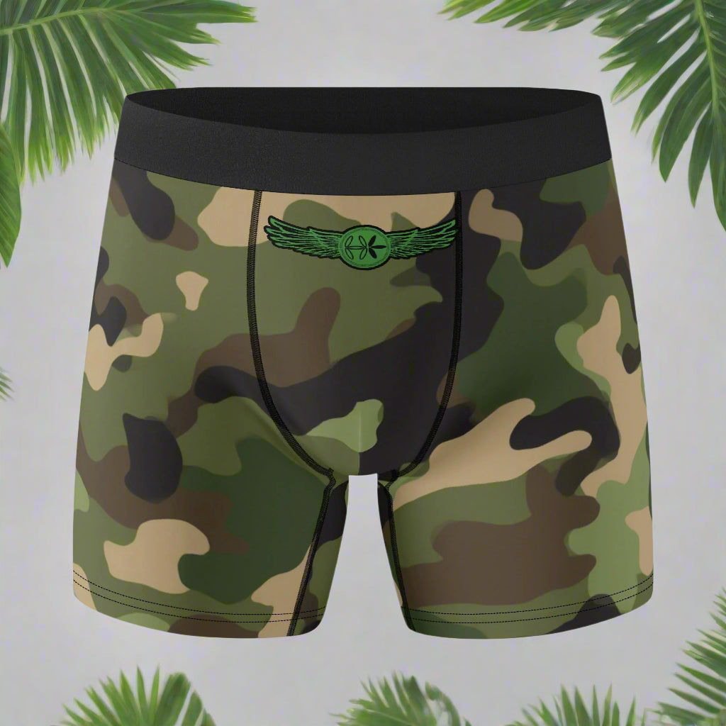 Jungle Camo Mens Boxers by Highest Evolution