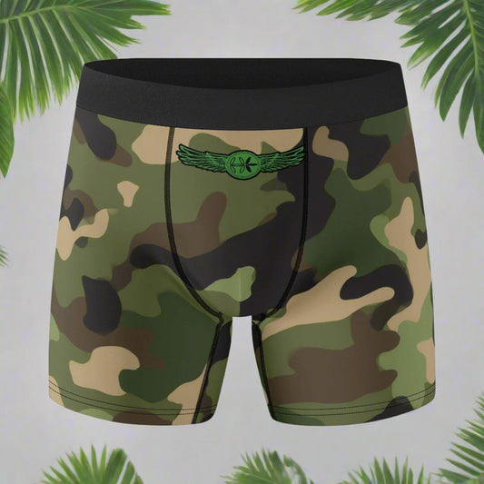 Jungle Camo Mens Boxers by Highest Evolution