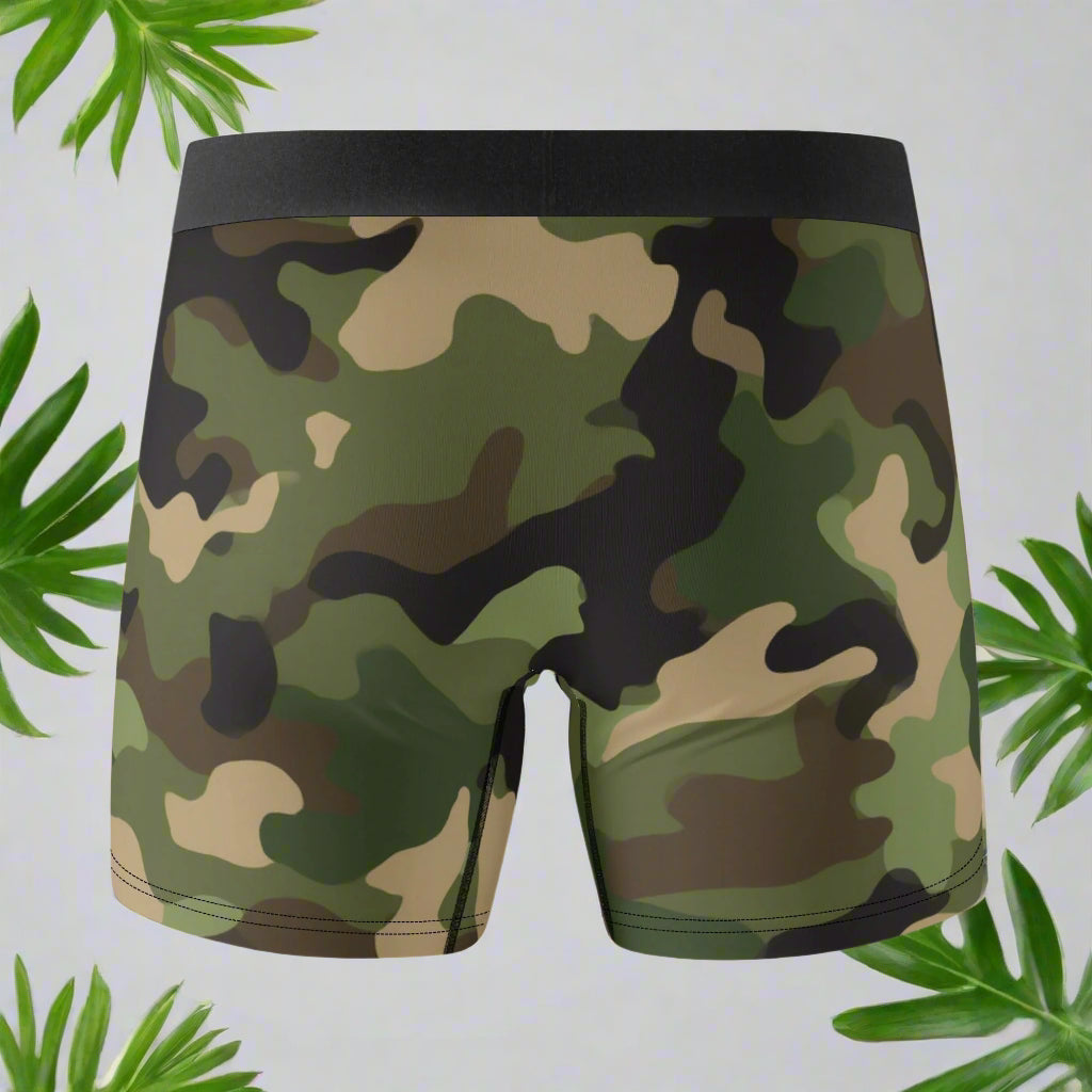 Jungle Camo Mens Boxers by Highest Evolution