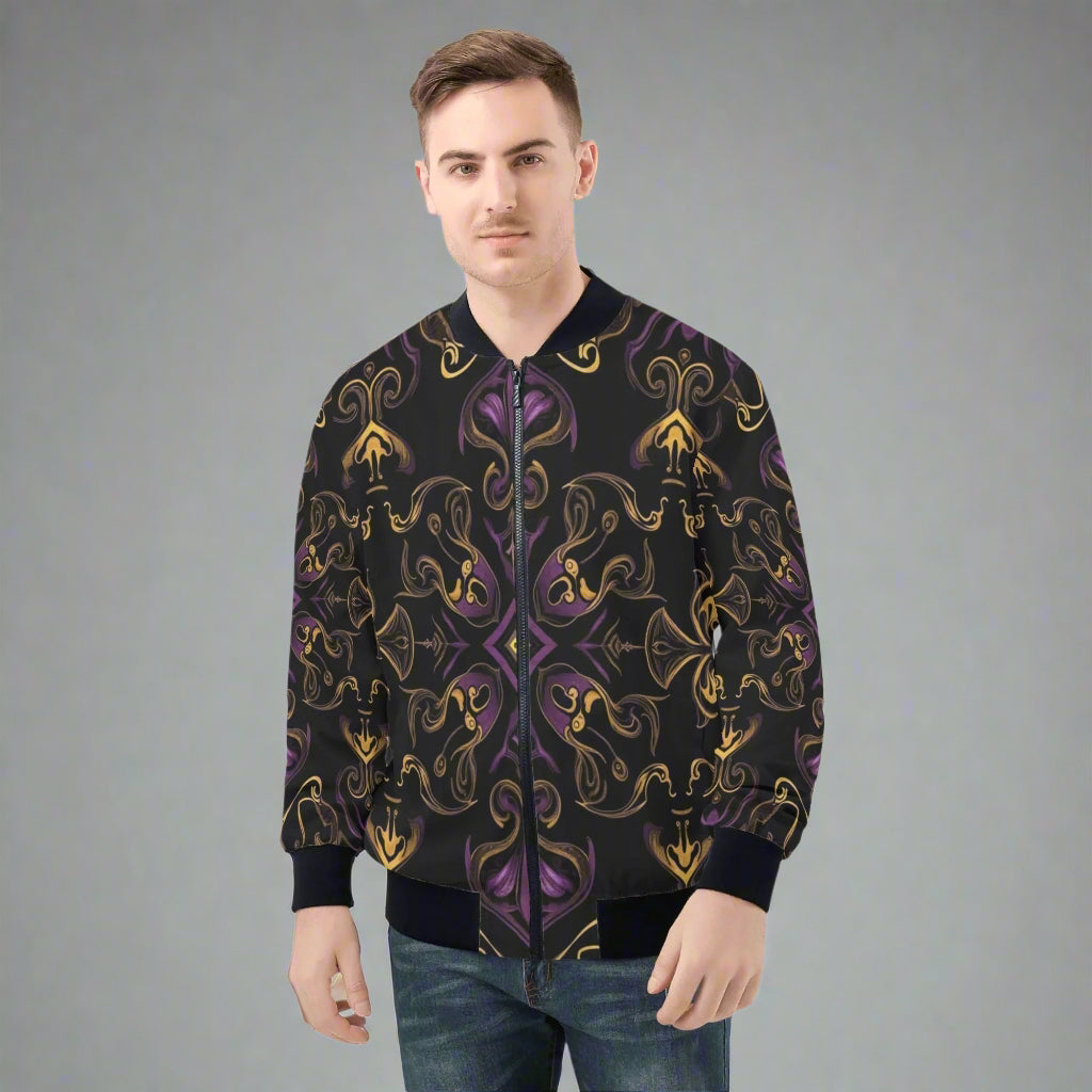 High Royal Graphics Bomber Jacket by Highest Evolution