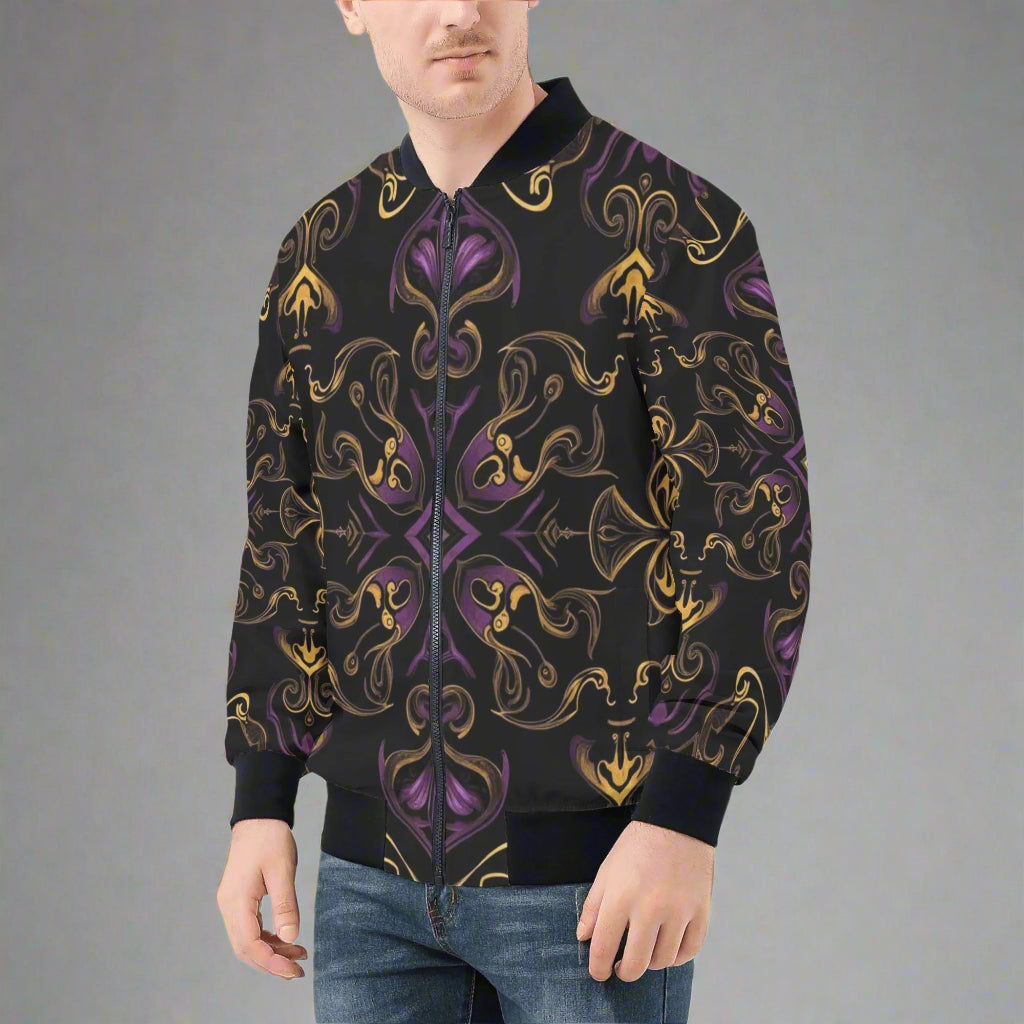High Royal Graphics Bomber Jacket by Highest Evolution