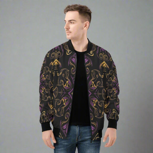 High Royal Graphics Bomber Jacket by Highest Evolution