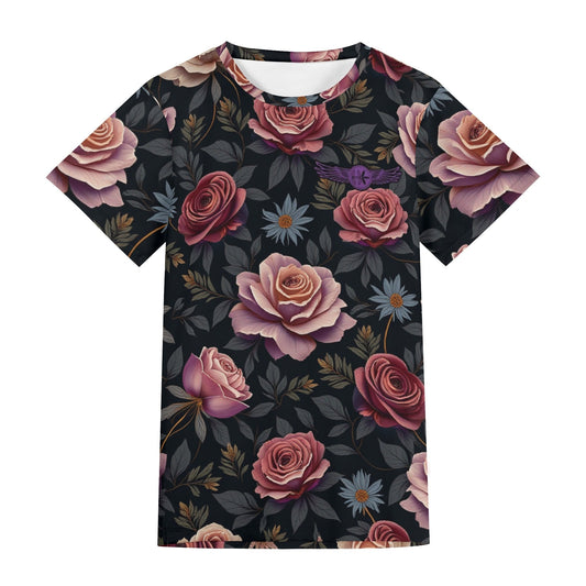 Rose Garden Short Sleeve Tshirt by Highest Evolution