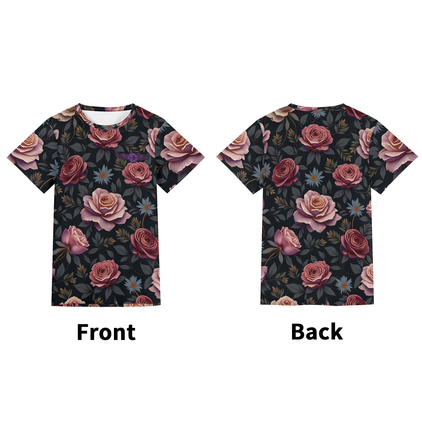 Rose Garden Short Sleeve Tshirt by Highest Evolution