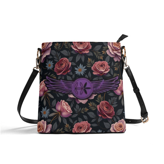 Womens Rose Garden Bucket Shoulder Bag by Highest Evolution