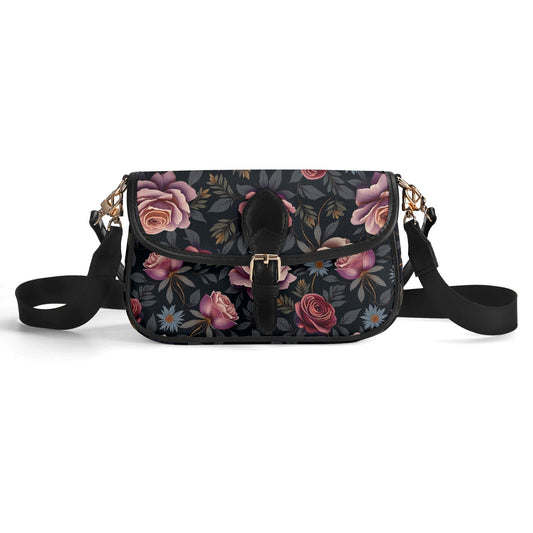 Womens Rose Garden Chain Crossbody Bag Square bag