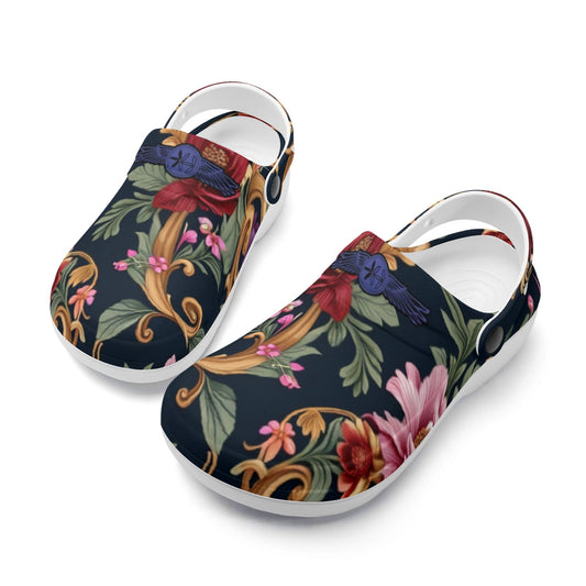 Womens Royal Floral Nursing Sandals