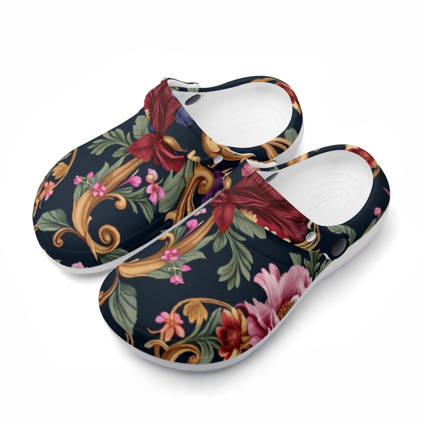 Womens Royal Floral Nursing Sandals