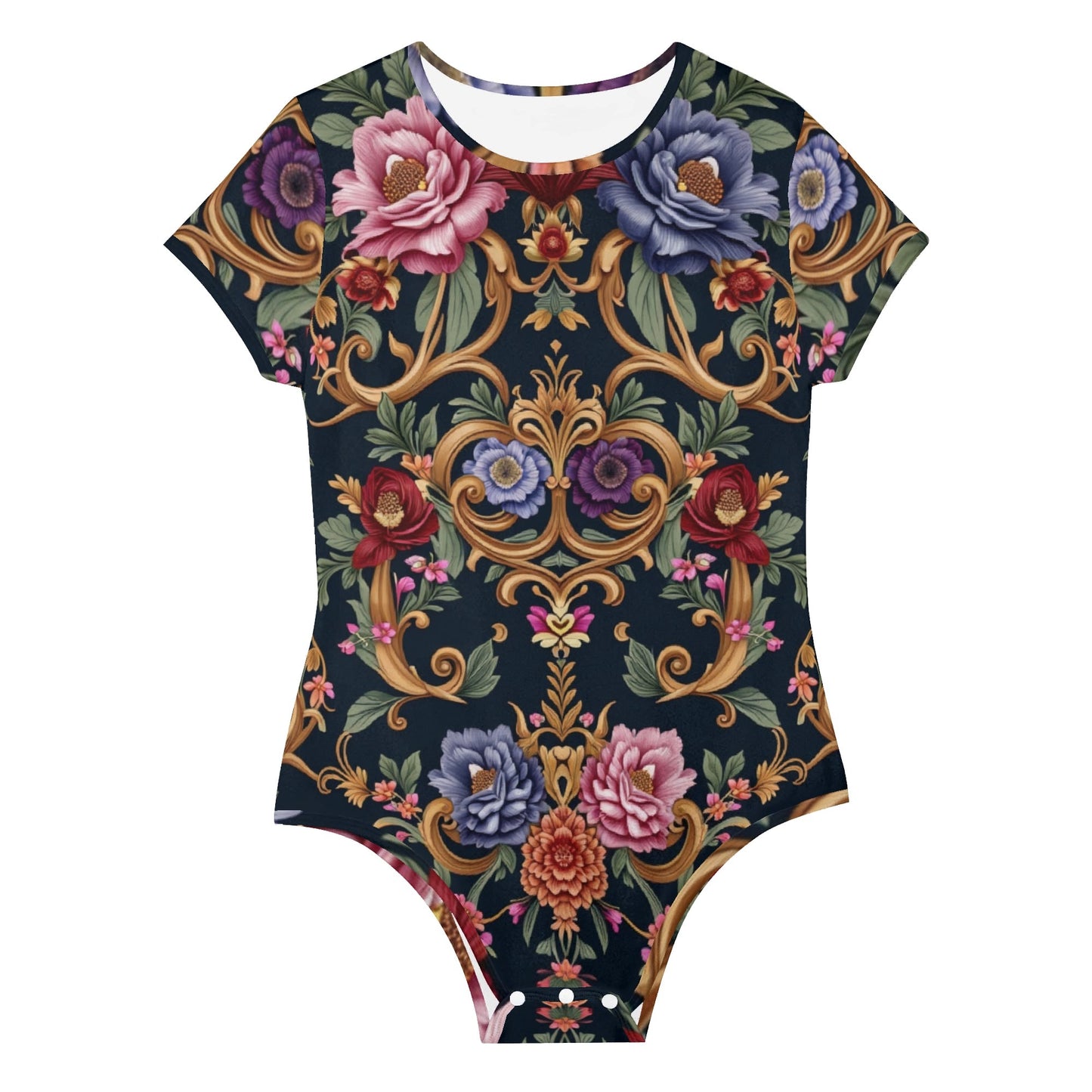 Womens Crew Neck Short Sleeve Slim Fit Bodysuit