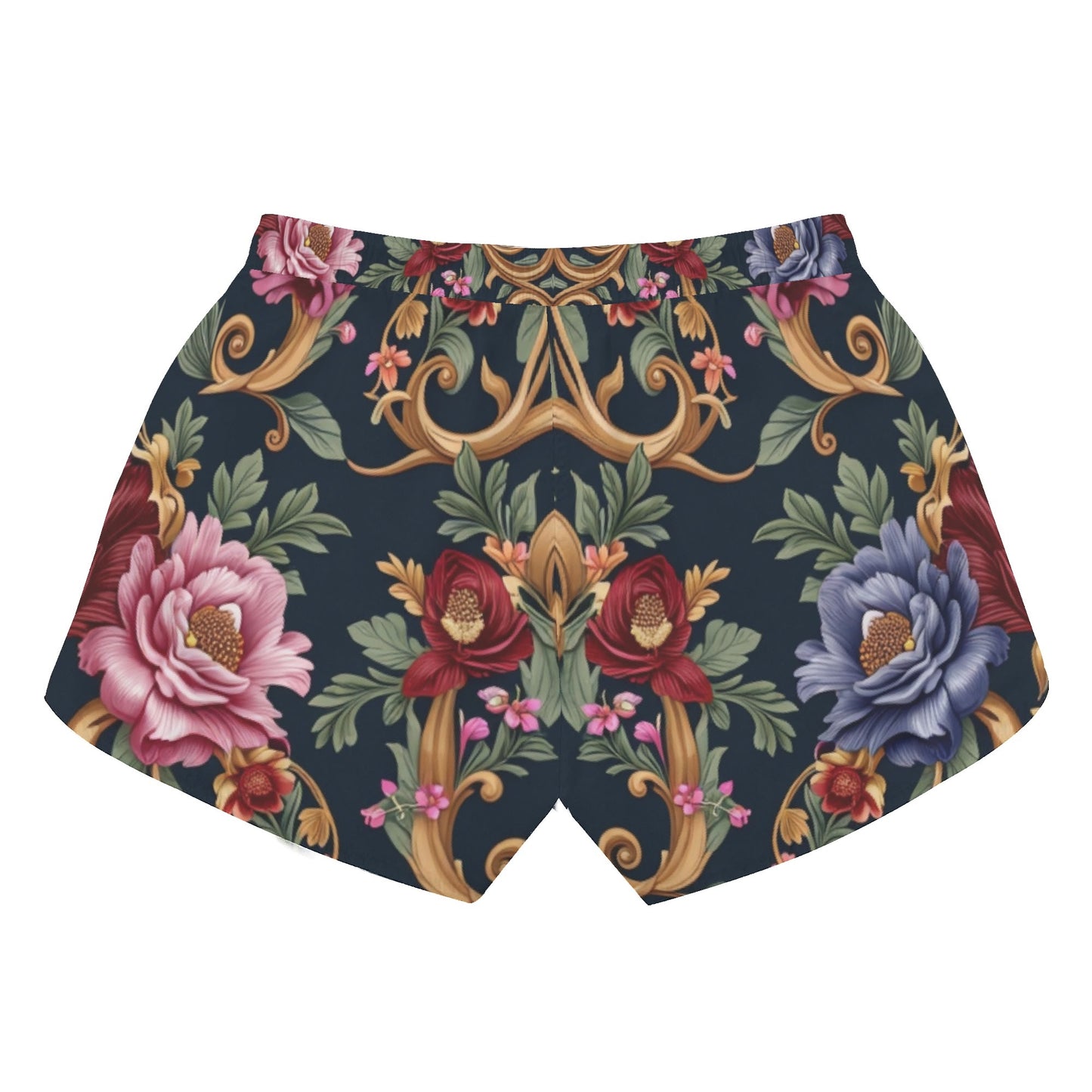 Womens All Over Print Casual Beach Shorts