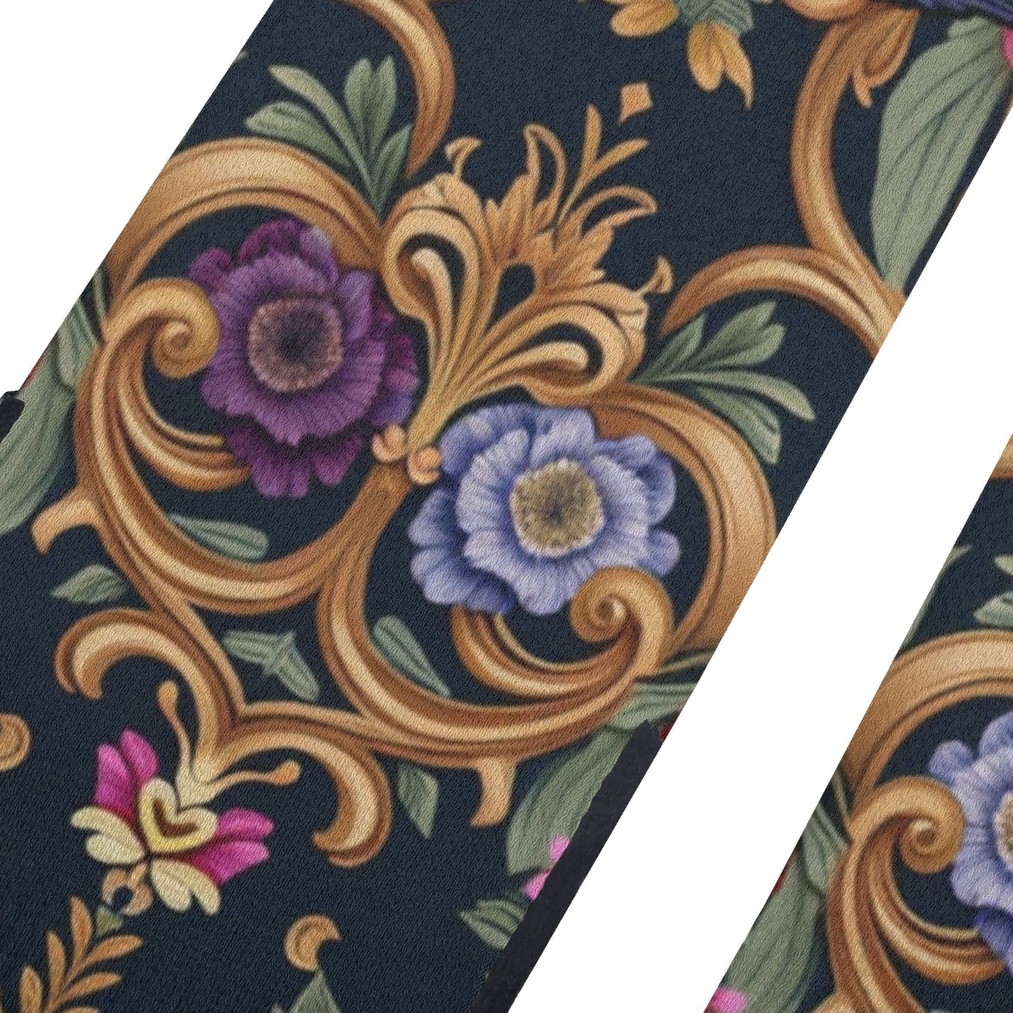 Royal Floral Crew Socks