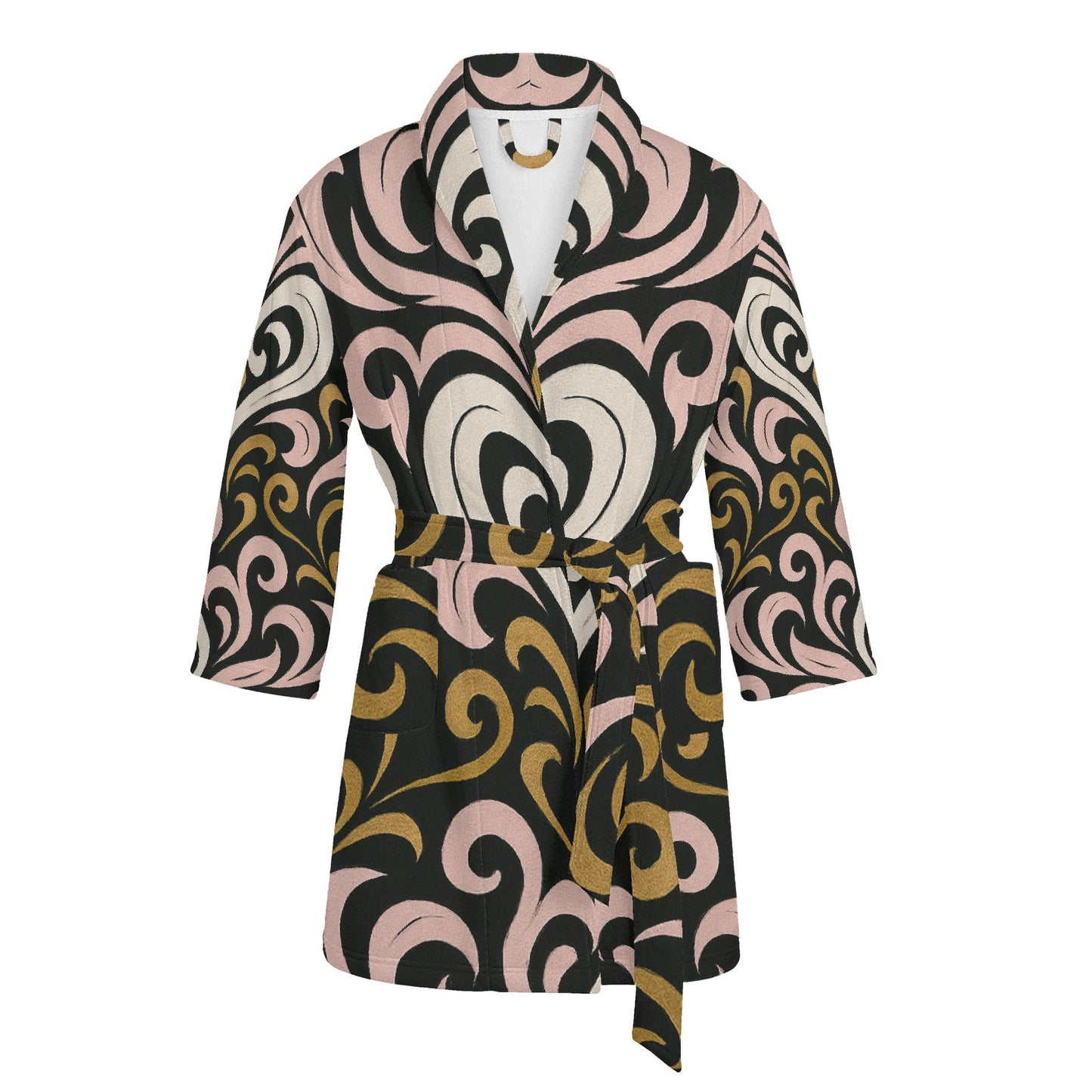 Womens Queen Aura Short Bathrobe