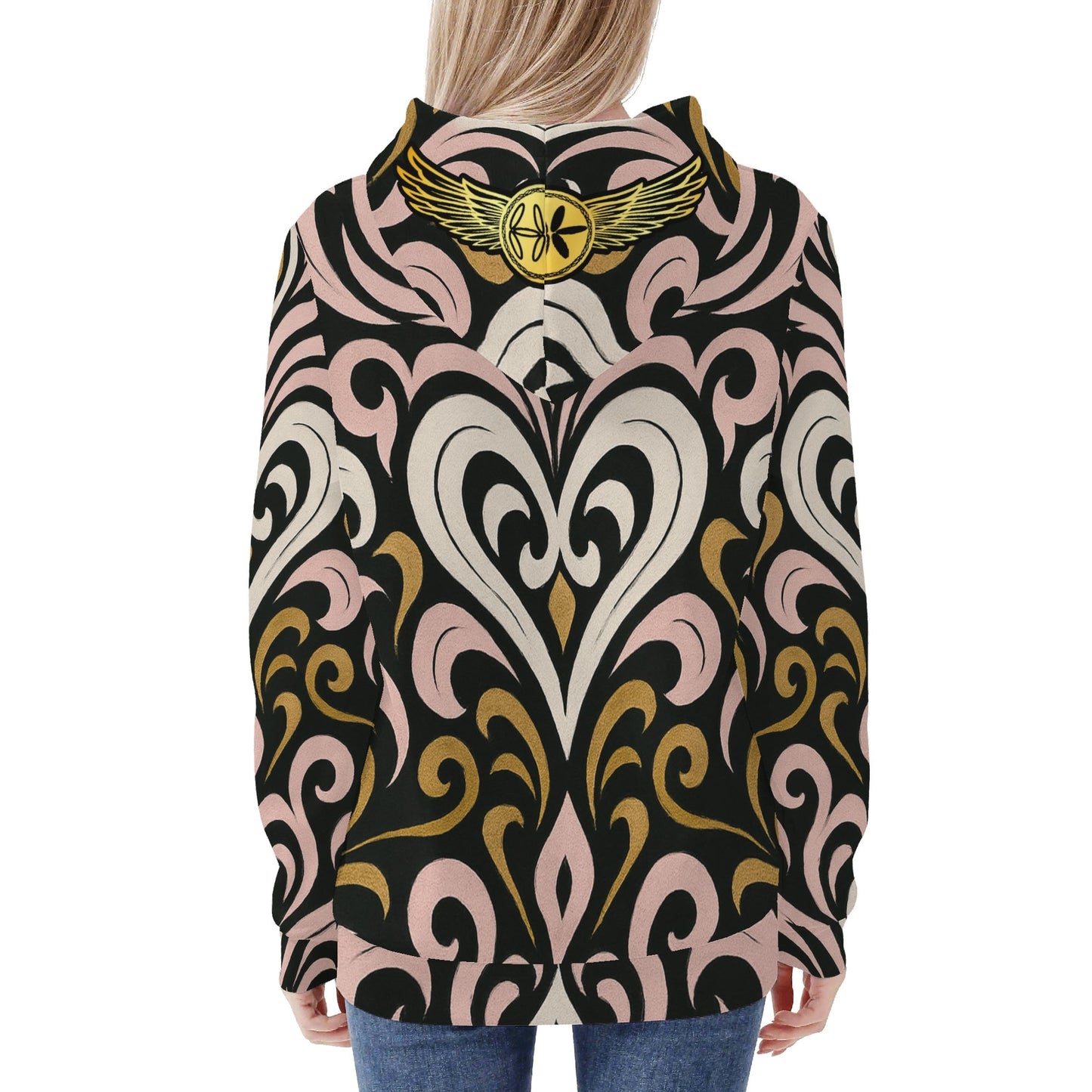 Womens Queen Aura Velvet Hoodie