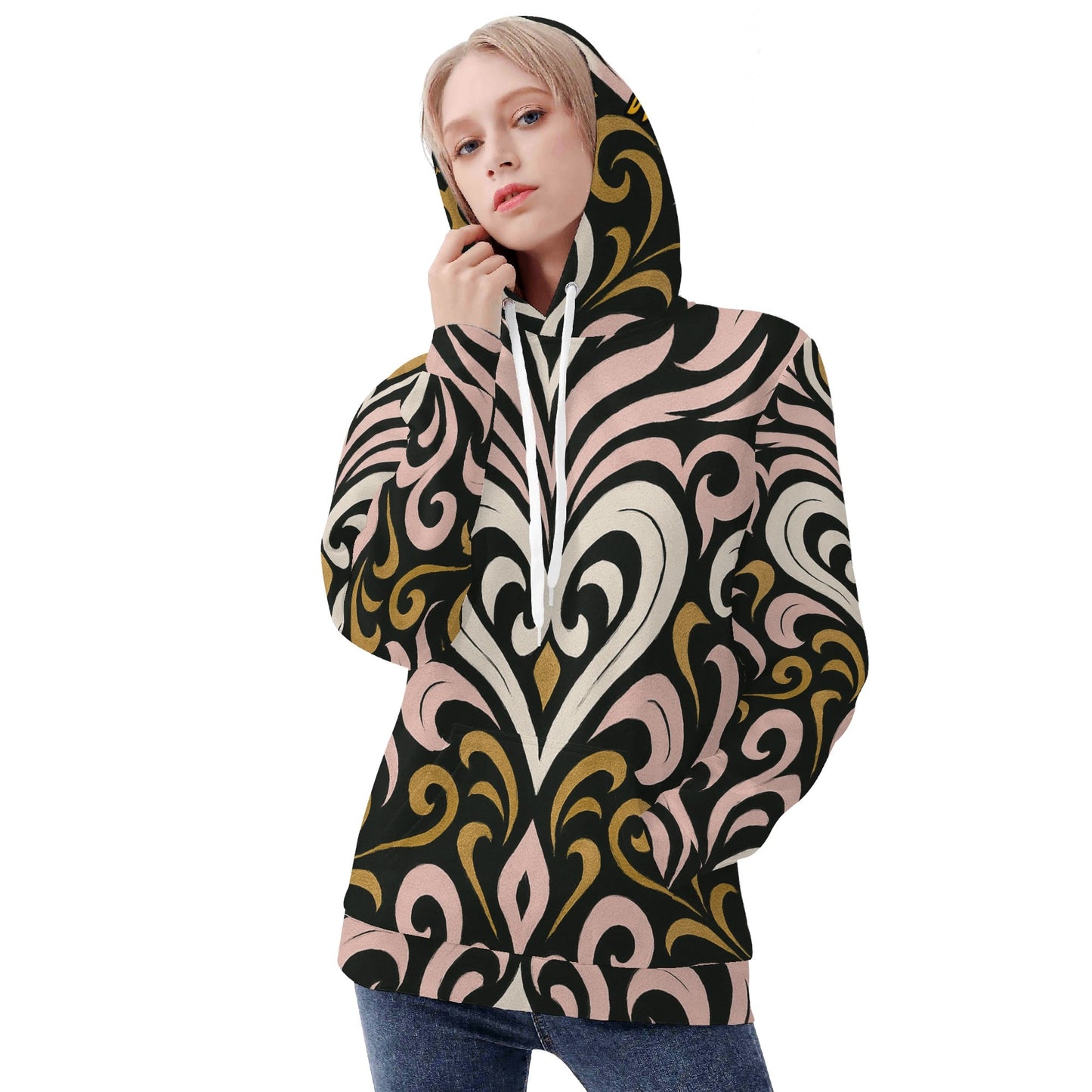 Womens Queen Aura Velvet Hoodie