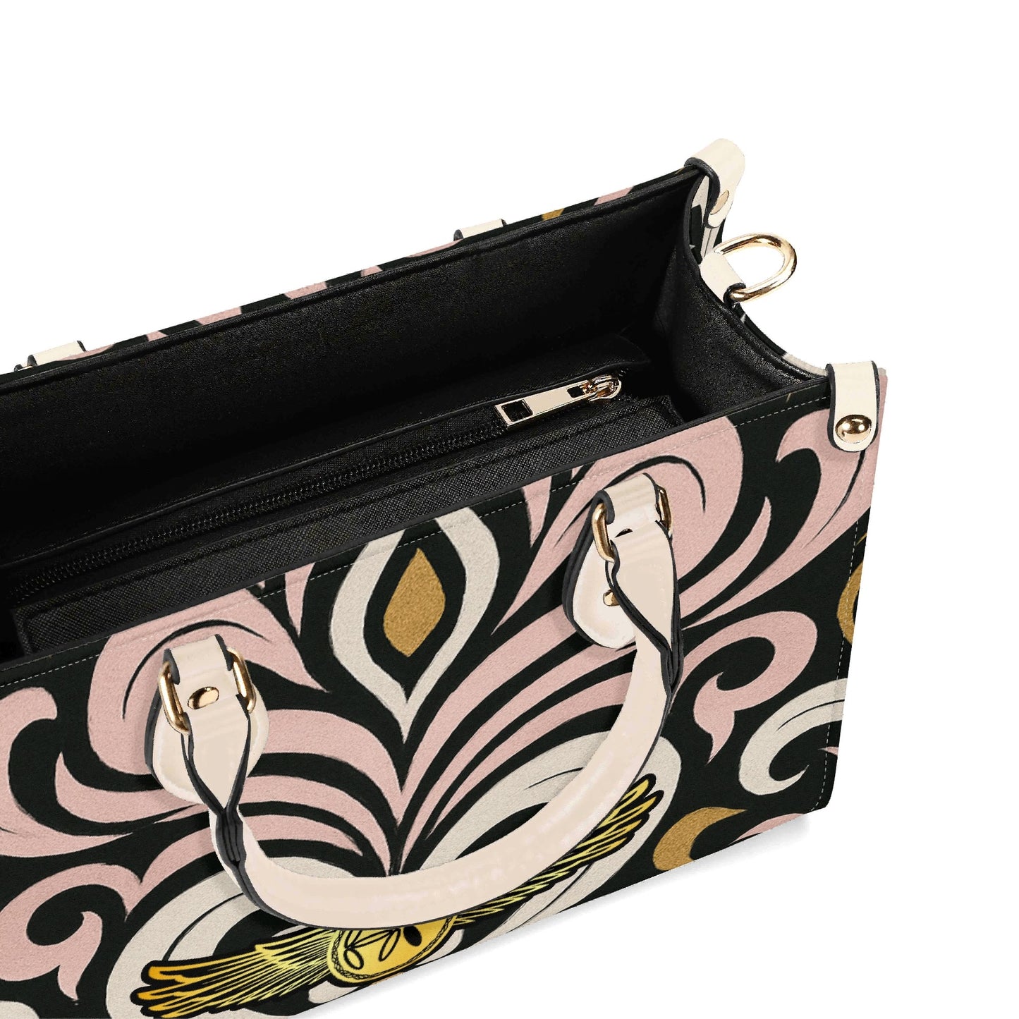 Queens Aura Leather Handbag