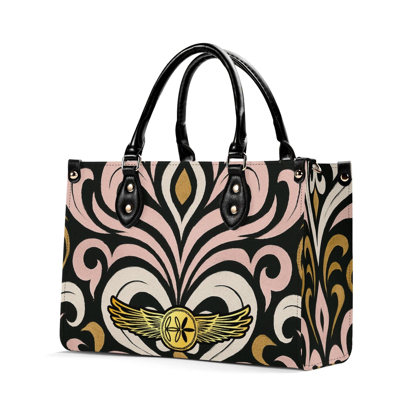 Queens Aura Leather Handbag