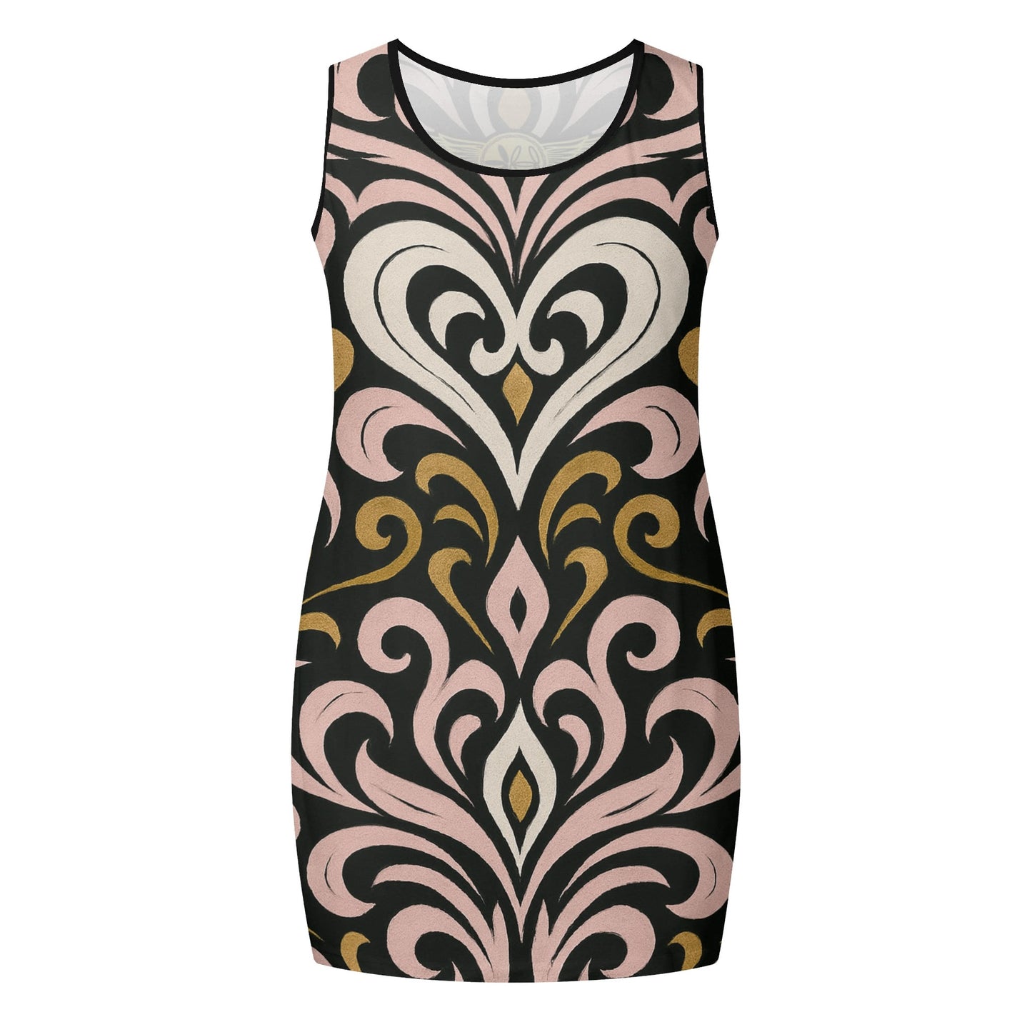 Womens Queens Aura Elegant Sleeveless Dress