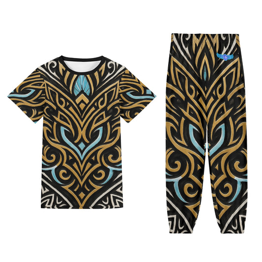Royal Warrior Short Sleeve-shirt Sports Set