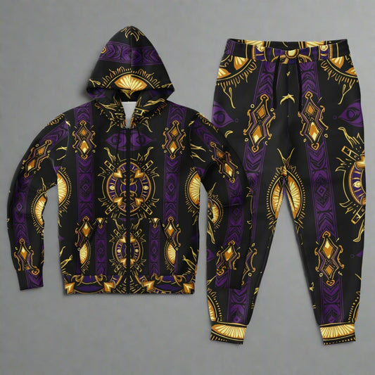 Midnight Royale Ziphoodie & Jogger by Highest Evolution