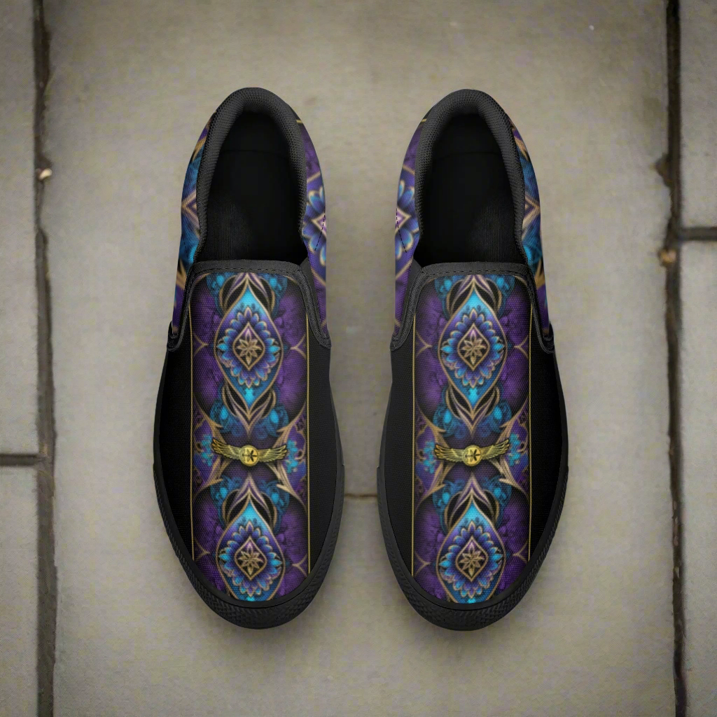Mens Fit For A King Slip ons By Highest Evolution