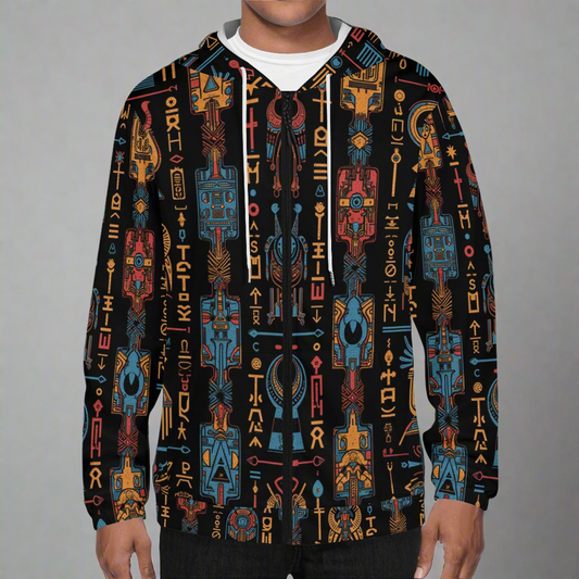 Hyrographics Zip Hoodie for men by Highest Evolution