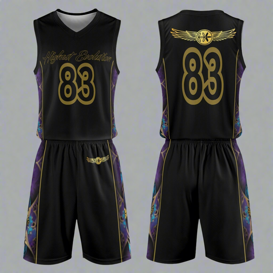Fit For A King Basketball Jersey & Shorts By Highest Evolution